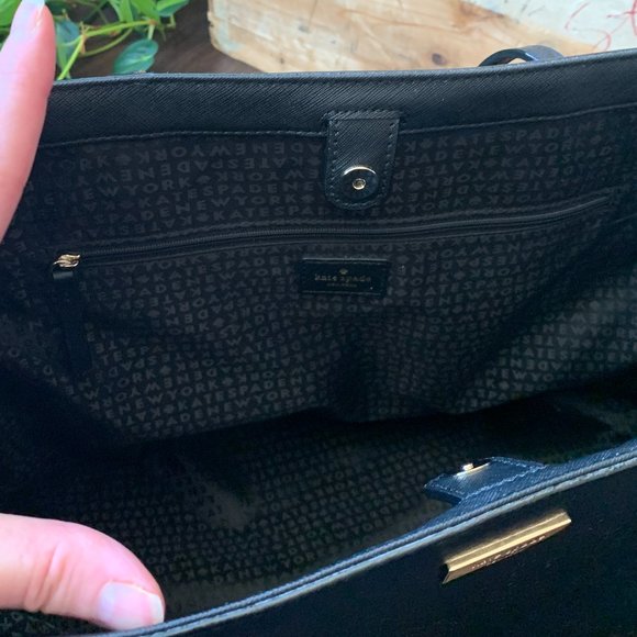 Gently Worn Beautiful Authentic Kate Spade New York Laurel Way Ari Tote in Black - Picture 11 of 15